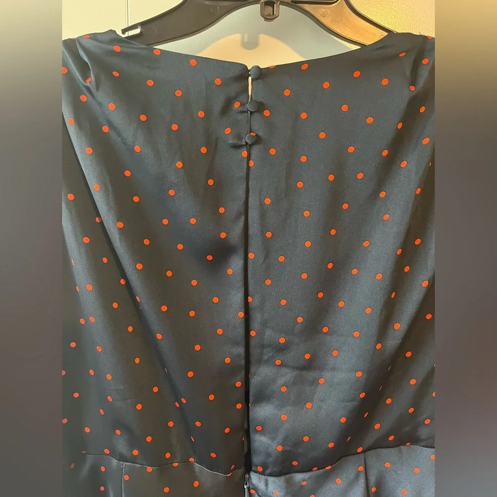 ASOS Design Maternity Tie Front Midi Dress with Button Detail Size 16 - Picture 6 of 16